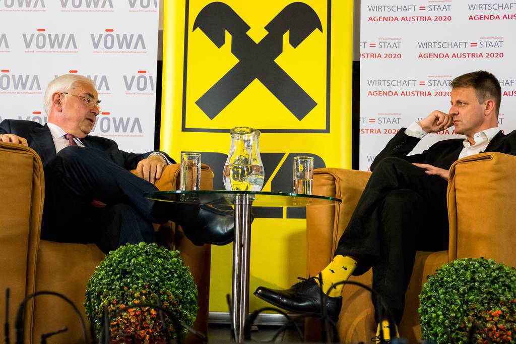 Dr. Walter Rothensteiner (Raiffeisen Zentralbank), Michael Fleischhacker (NZZ)